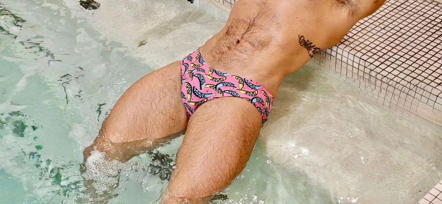 Men's Swim Bikini Brief - Electric Peel
