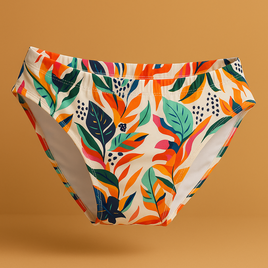 Men's Swim Bikini Brief - Flora Fantasy