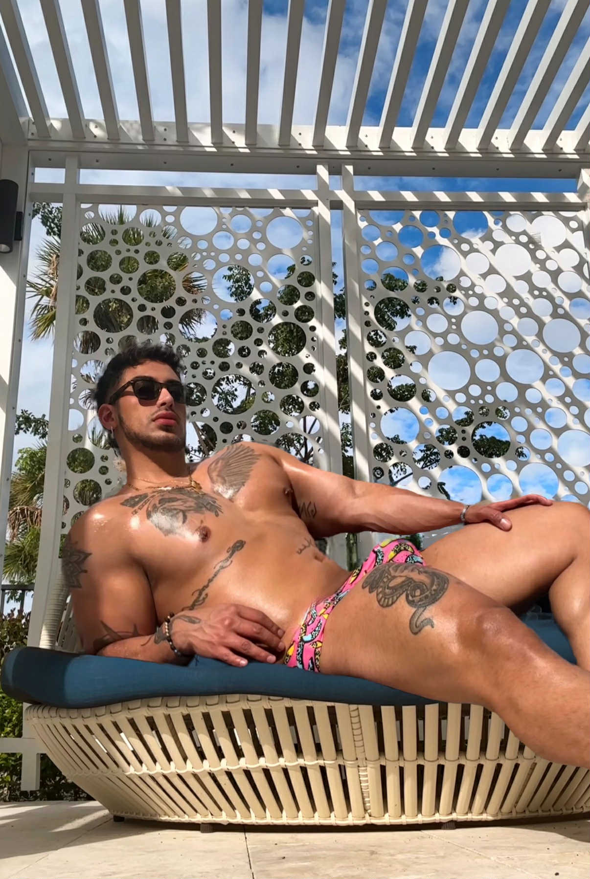 Men's Swim Bikini Brief - Electric Peel